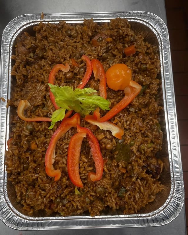 Vegetarian Roti Platter.