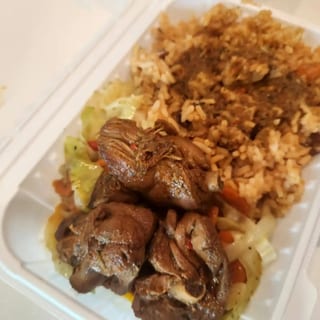 Stew Chicken Lunch Special